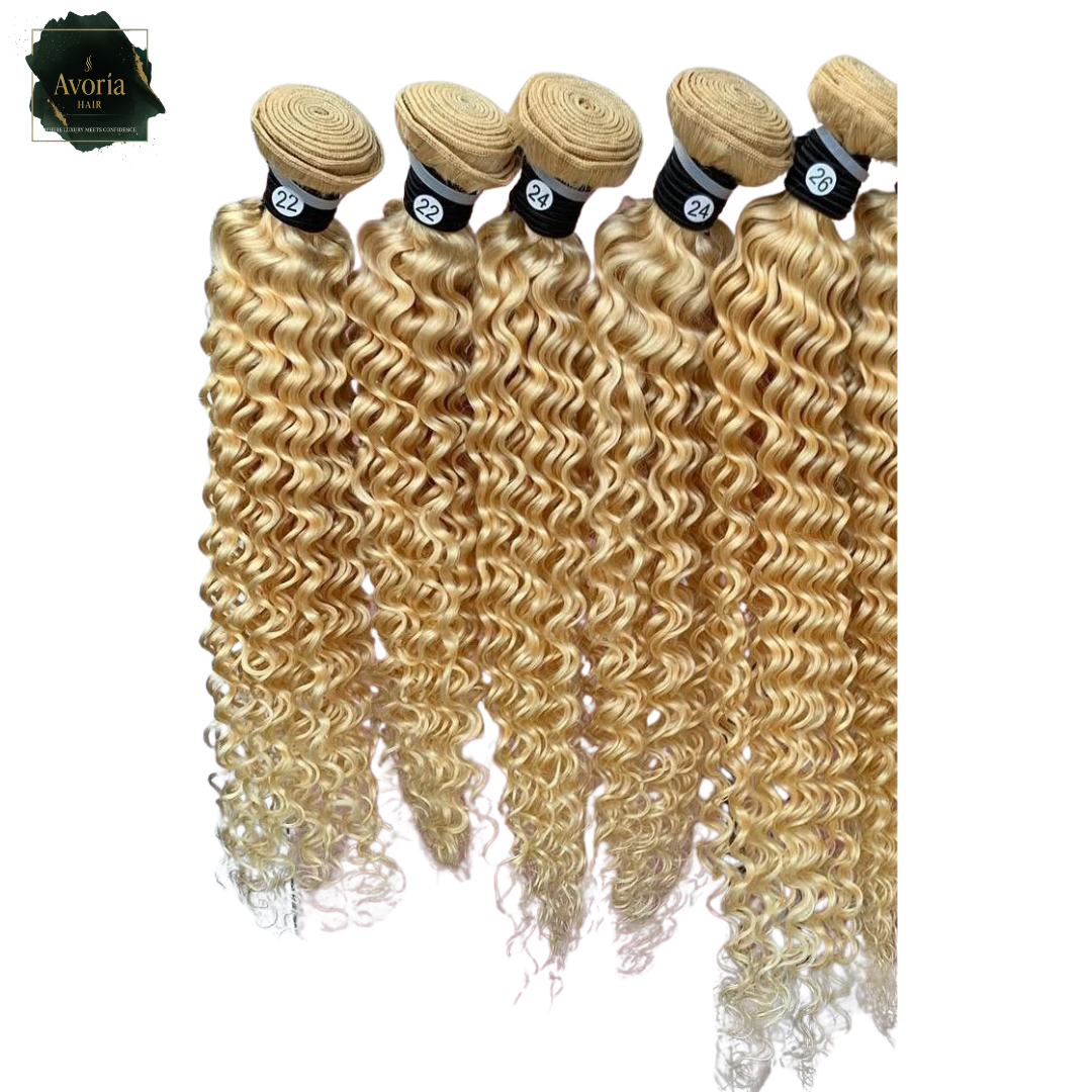 Virgin 613 Curly Wave Bundles